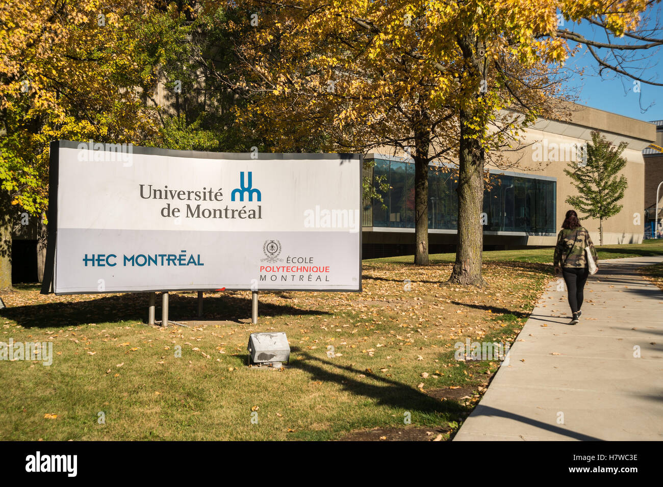 HEC Montreal (Ecole des Hautes Etudes Commerciales de Montreal) business and management school Stock Photo