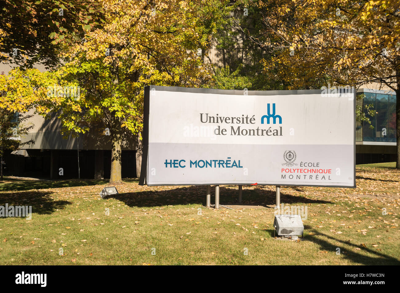 HEC Montreal (Ecole des Hautes Etudes Commerciales de Montreal) business and management school Stock Photo