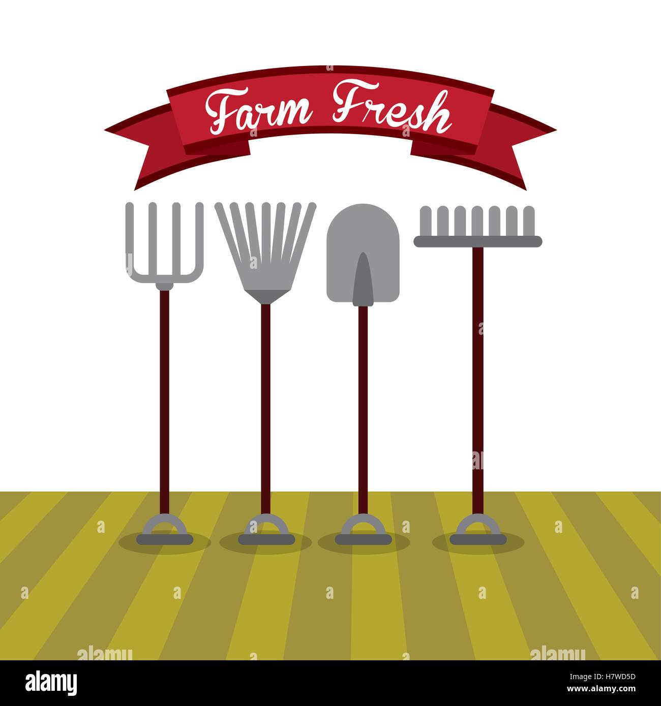 farm fresh concept icon vector illustration design Stock Vector Image ...