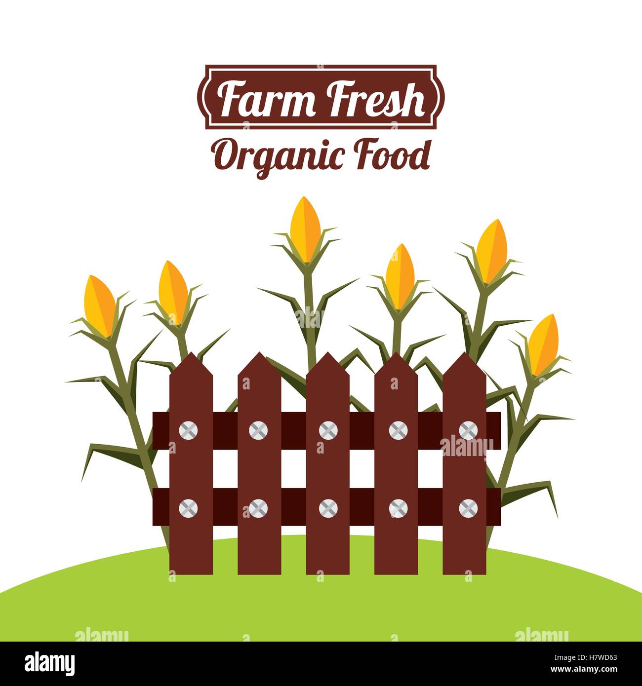 farm fresh concept icon vector illustration design Stock Vector Image ...