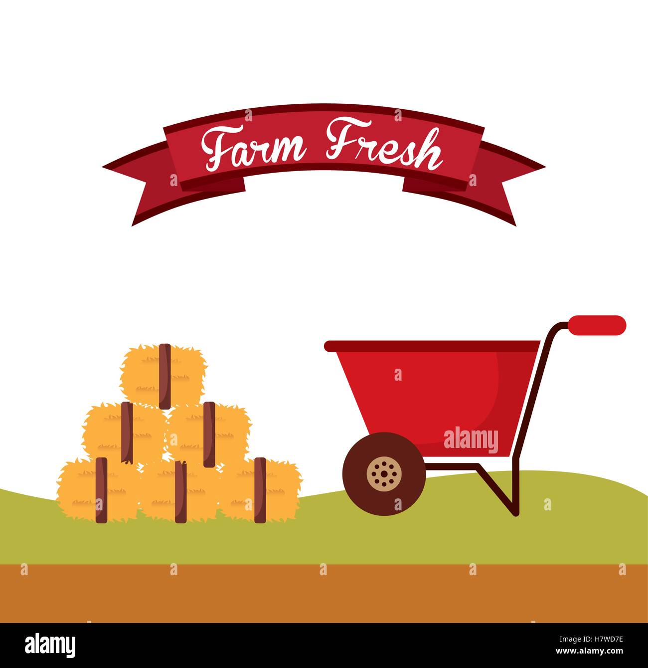 farm fresh concept icon vector illustration design Stock Vector Image ...