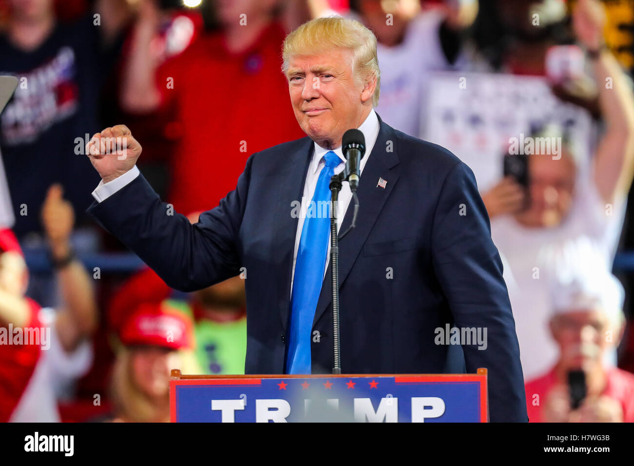 Donald Trump Campaigns for President in North Carolina Stock Photo - Alamy