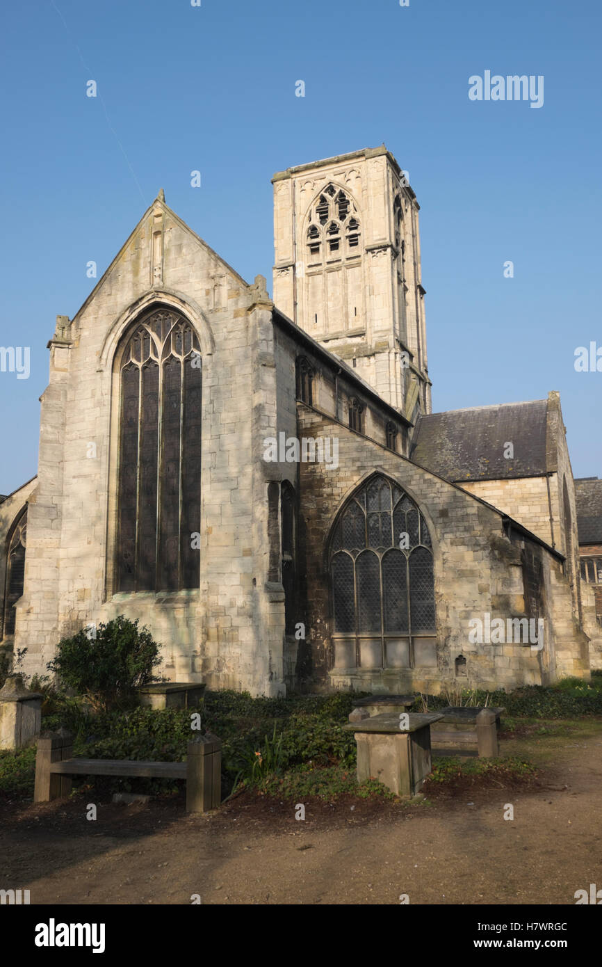 St Mary de Crypt church and old schoolroom in Gloucester,England Stock ...