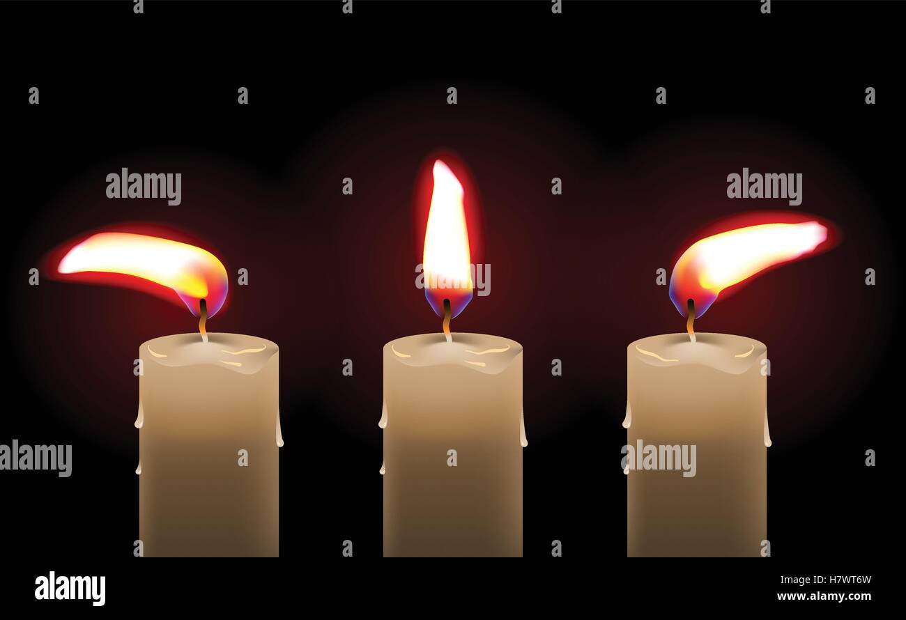 Candle Stock Vector Images Alamy