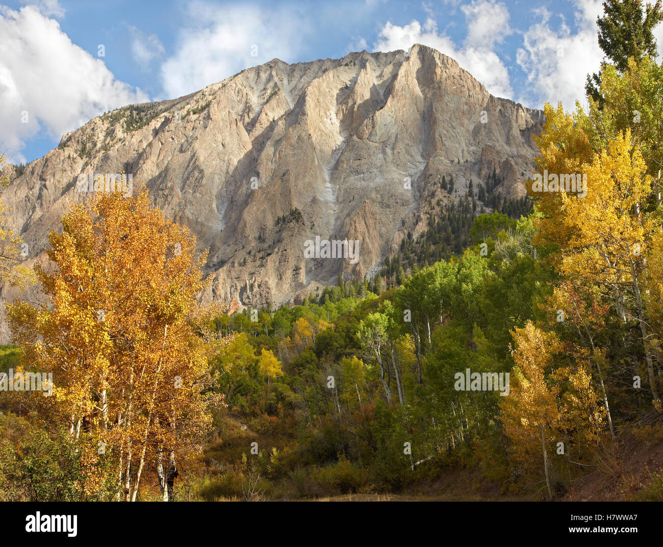 Marcellina Mountain near Crested Butte, Colorado Stock Photo