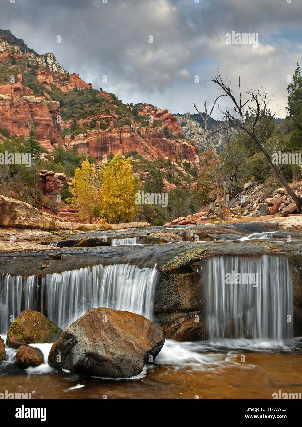 Oak Creek in Slide Rock State Park near Sedona, Arizona Stock Photo Alamy