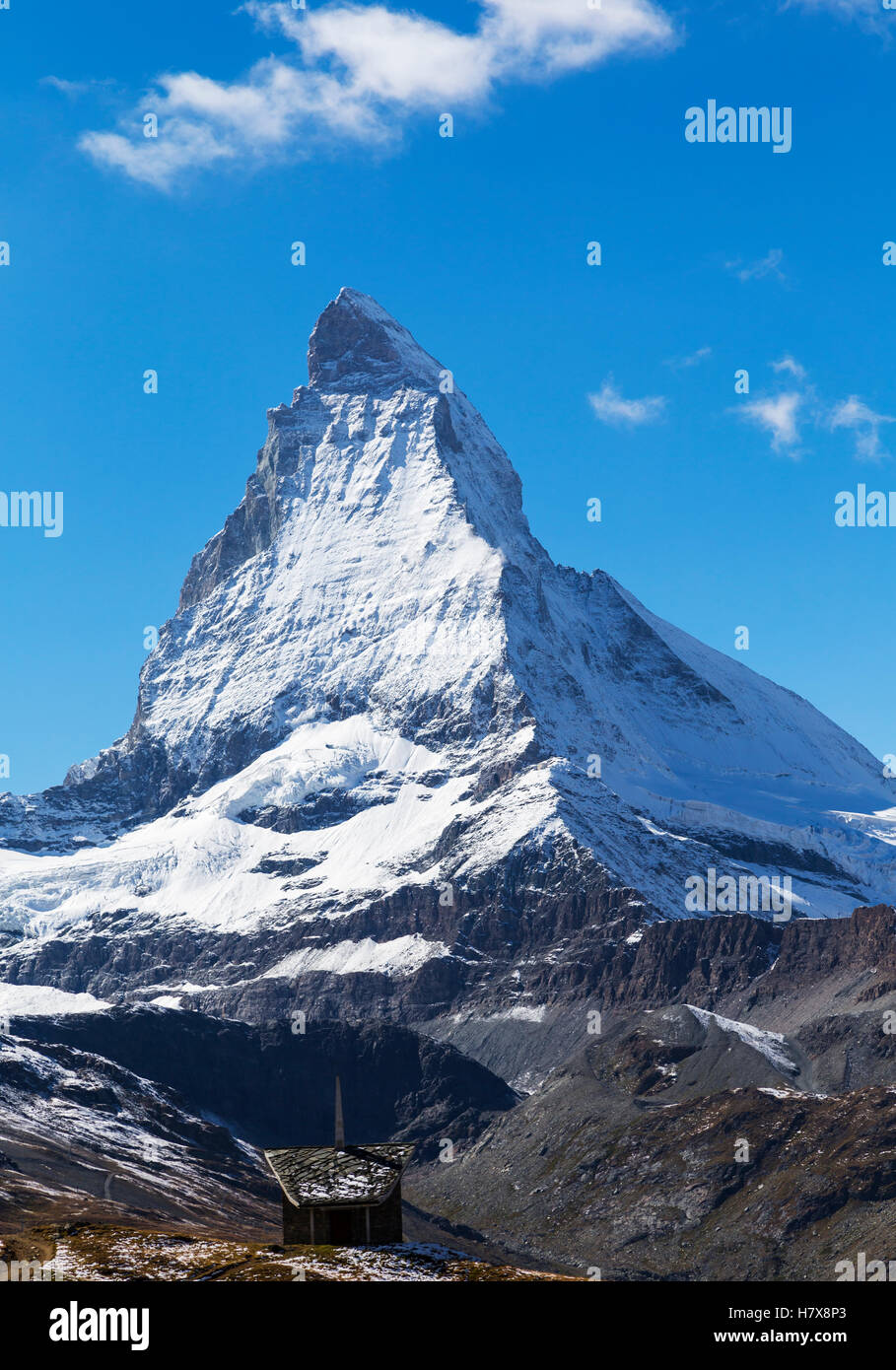 Matterhorn mountain, Zermatt Stock Photo