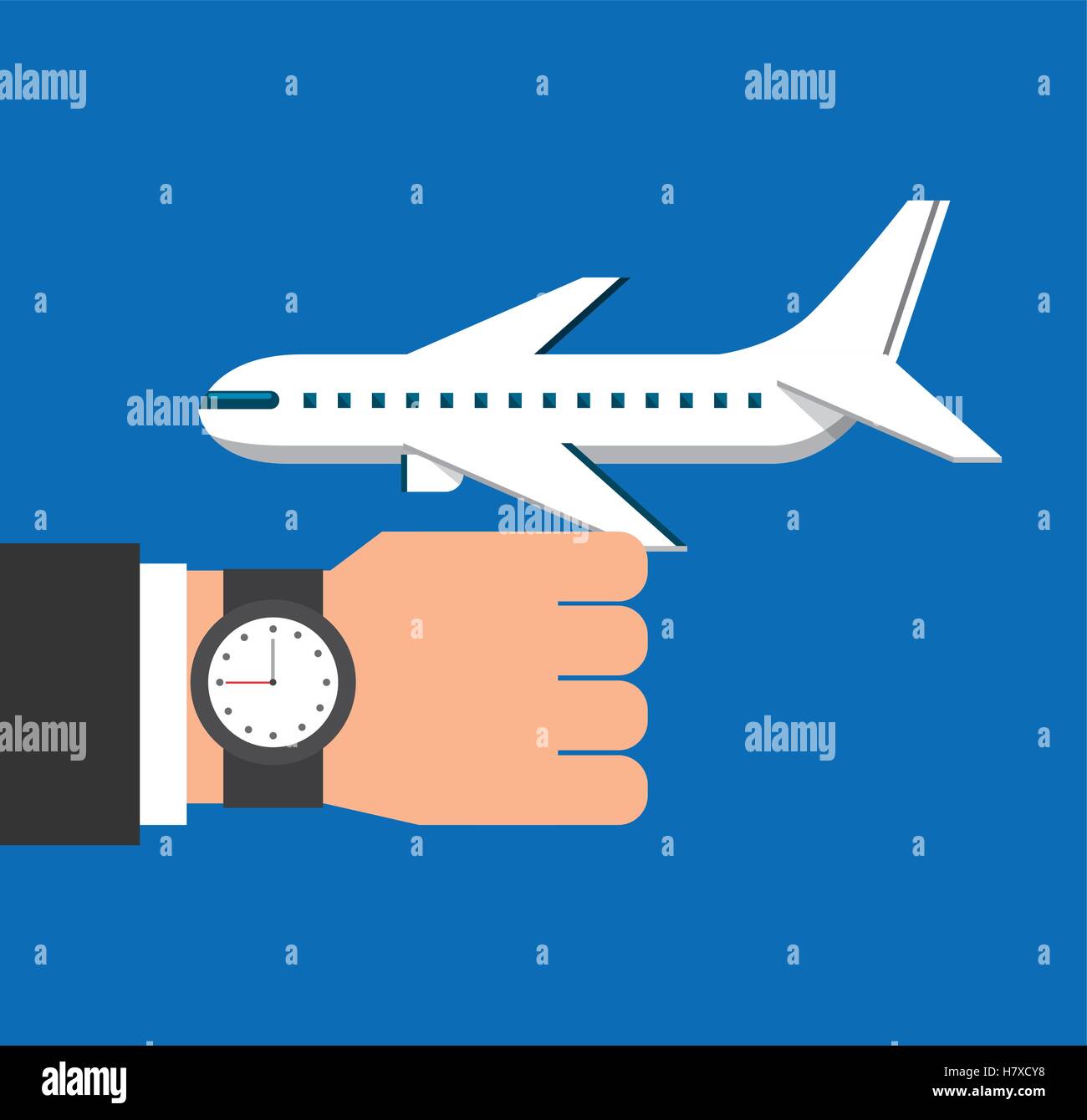 Air Courier Service Icon Vector Illustration Design Stock Vector Image Art Alamy