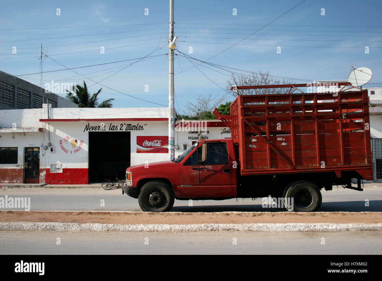 landscape of celestun in mexico Stock Photo - Alamy