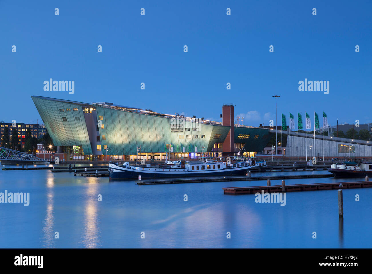 Science Centre NEMO in Oosterdok (East Dock), Amsterdam, Netherlands