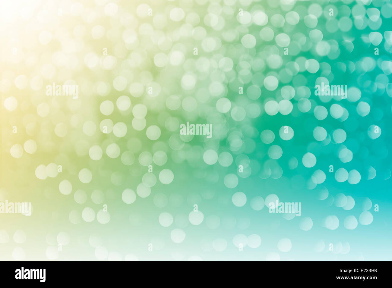 defocused, abstract background color light bokeh circles, for Christmas background. Stock Photo