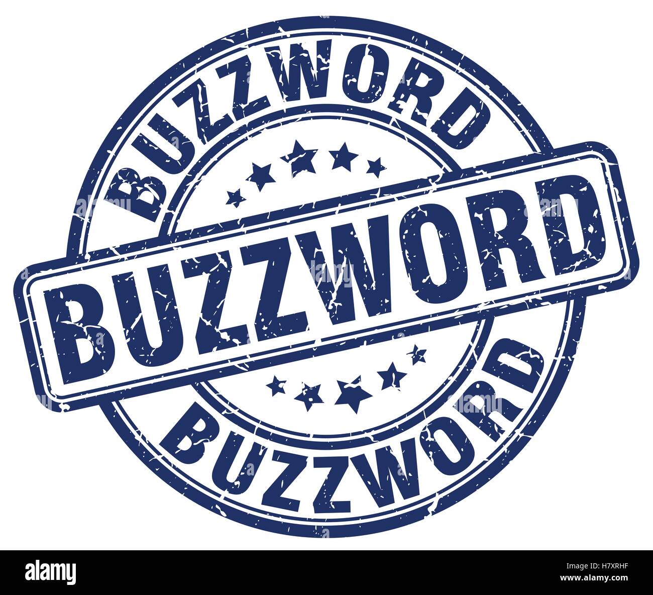 Buzzwoard buzzword blue grunge stamp Stock Vector Image & Art - Alamy