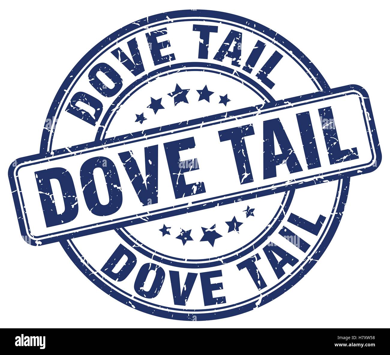 dove tail blue grunge stamp Stock Vector Image & Art - Alamy