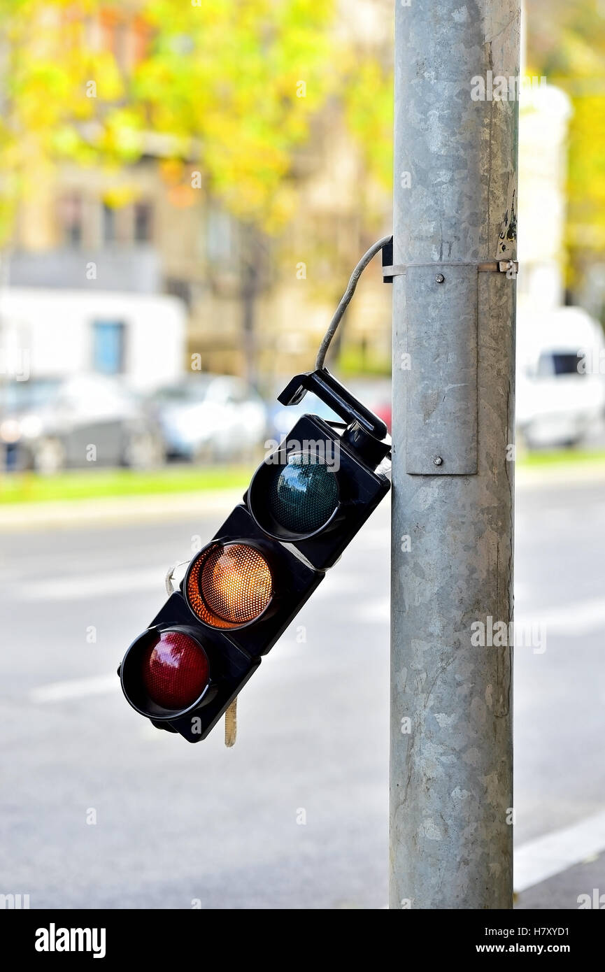 Traffic light pole hires stock photography and images Alamy