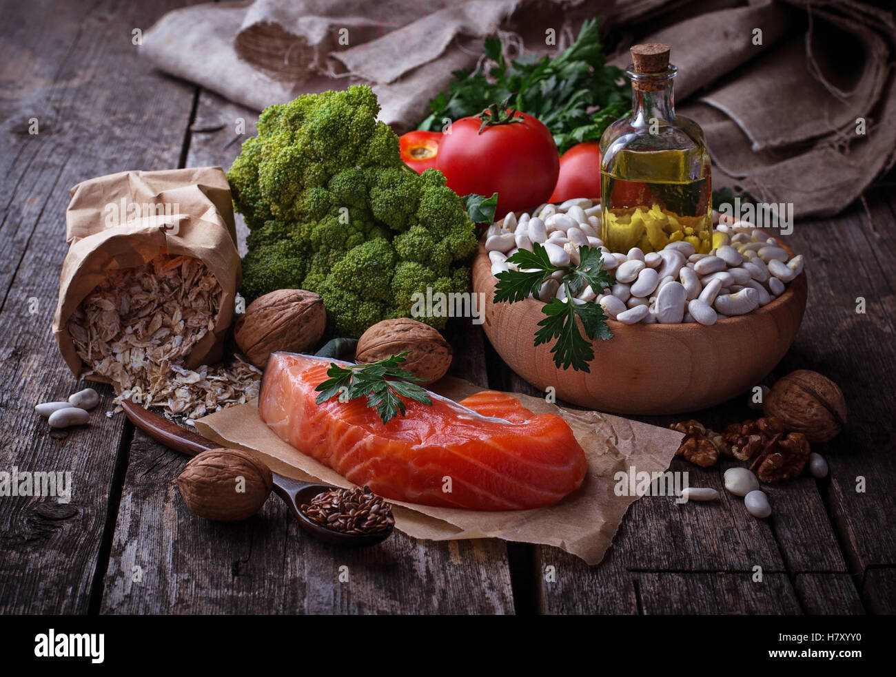 Concept of healthy food for heart. Selective focus Stock Photo - Alamy