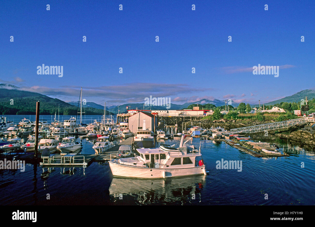 Prince Rupert harbour, British Columbia, Canada Stock Photo