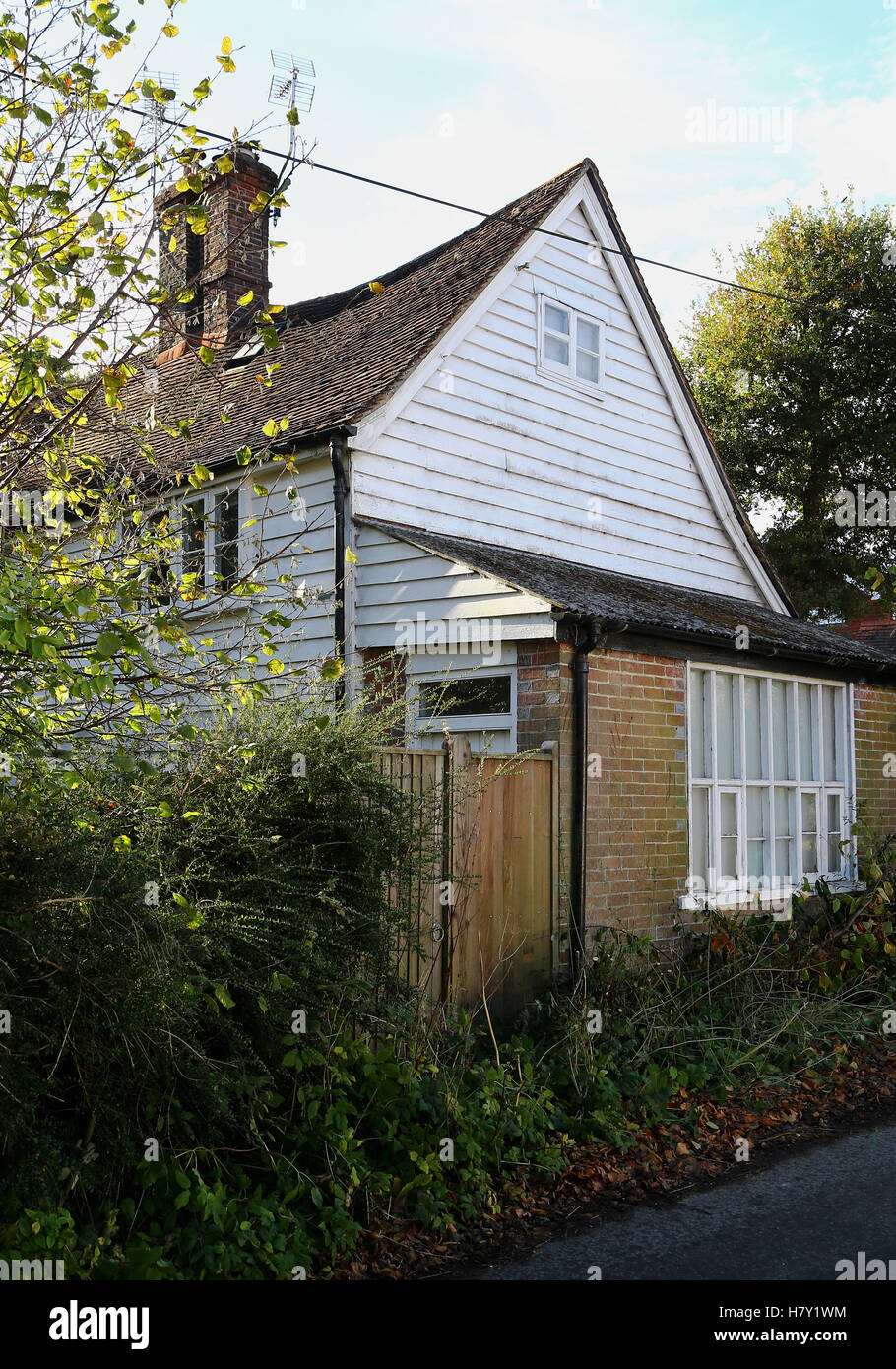 The home of Paul Jefferies in Mayfield, East Sussex, as Ben Bamford is