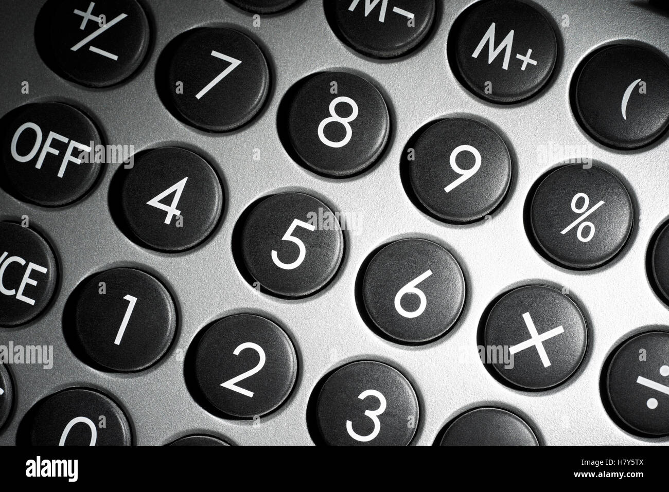 full frame  numeric keypad detail Stock Photo