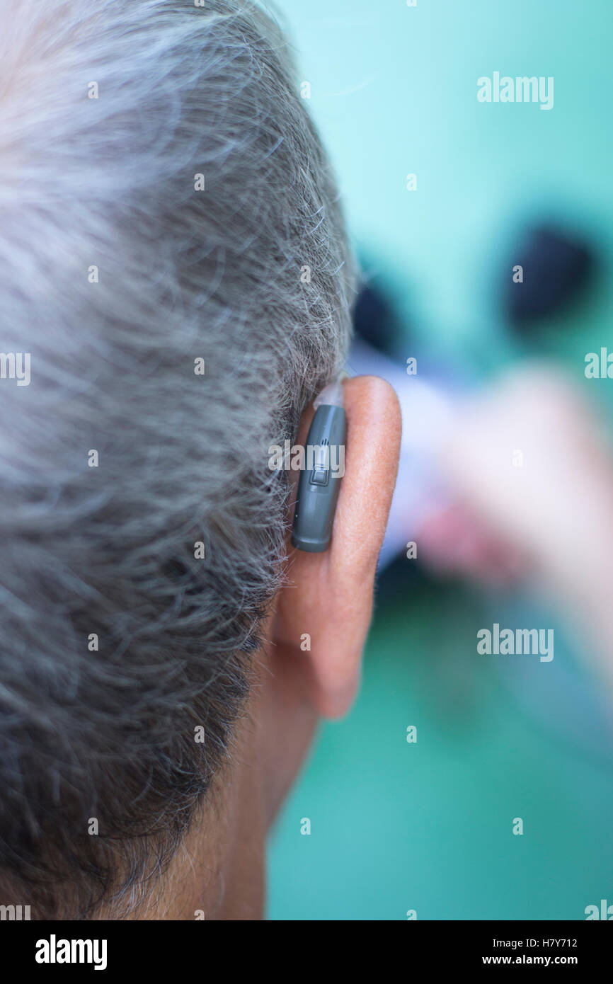 Deaf Machine Modern digital hearing aid device for deaf and hard of hearing patients ...