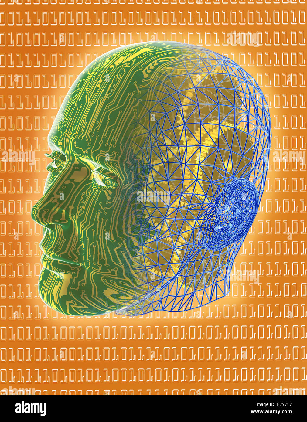 human computer concept Stock Photo - Alamy