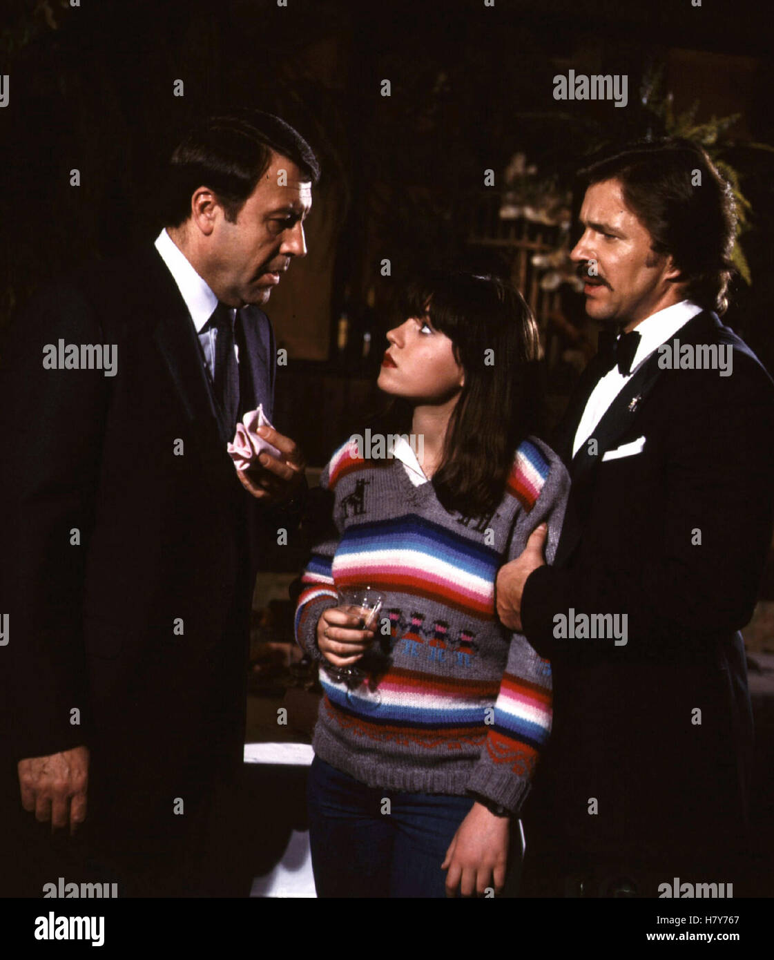 Tatort - Das Mädchen auf der Treppe, D 1988, Regie: Peter Adam, GÜNTER LAMPRECHT, ANJA JAENICKE, GÖTZ GEORGE Stock Photo