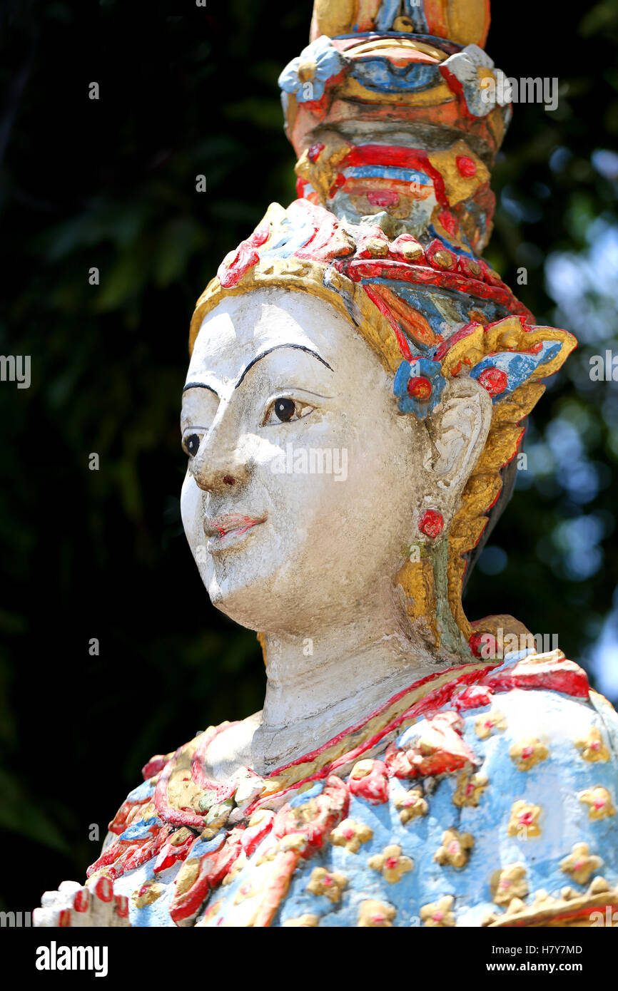 beautiful Buddhist statue in Thailand to photograph closeup Stock Photo