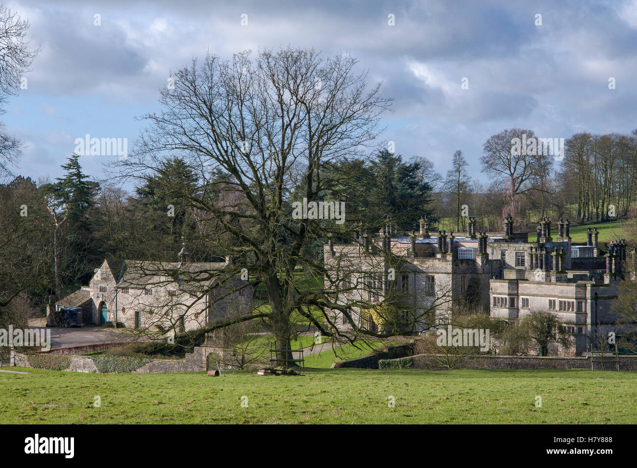Tissington Hall, Tissington village, Peak District National Park