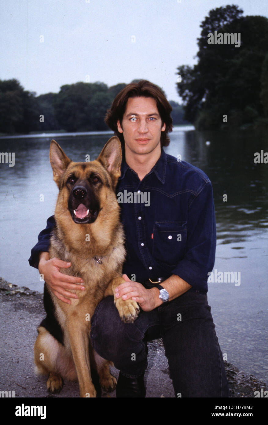 Kommissar (KOMMISSAR REX) D 1994, TOBIAS MORETTI, Stichwort: Hund, See Stock Photo - Alamy