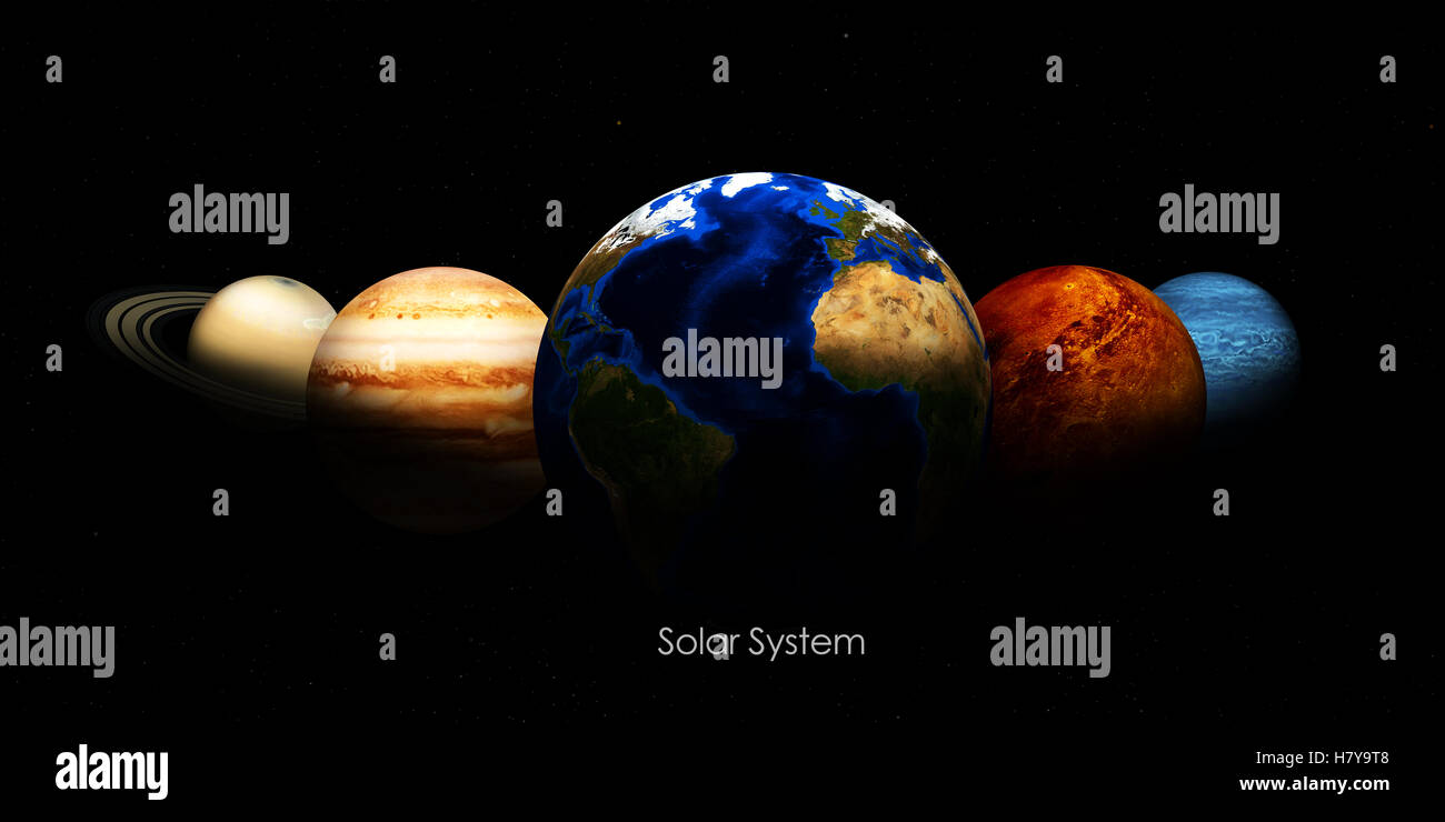 Solar system and space objects. Elements of this image furnished by ...