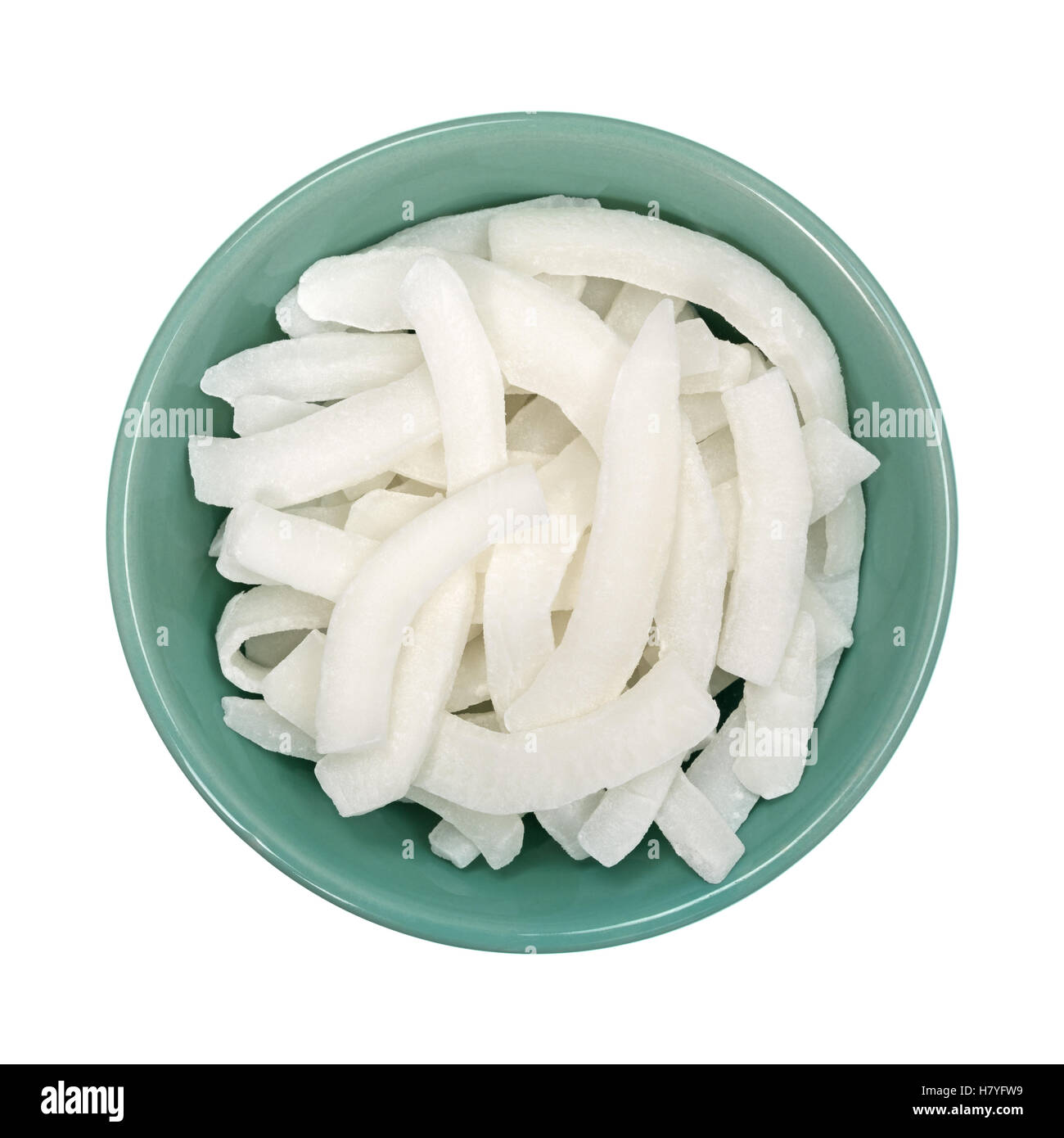 Dried coconut strips Cut Out Stock Images & Pictures Alamy