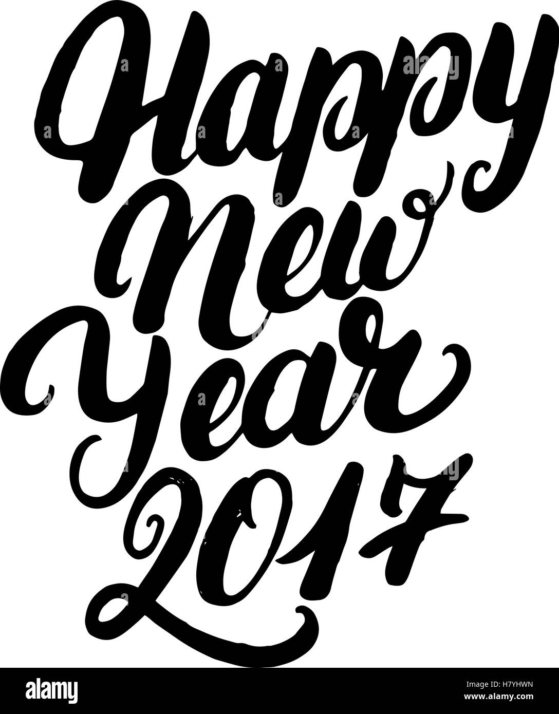 New year 2017 Black and White Stock Photos & Images Alamy