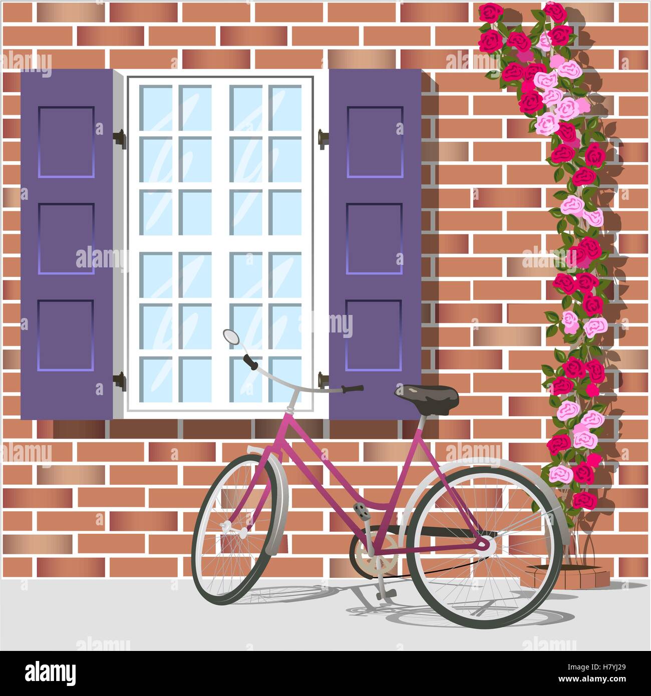 Window italy travel Stock Vector Images - Alamy