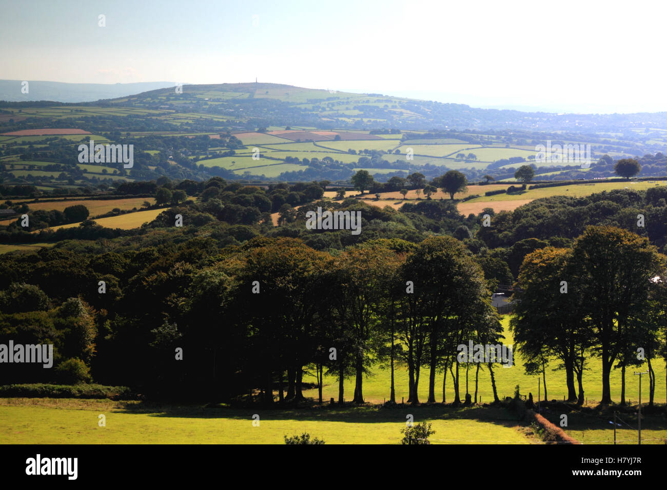 Kit Hill seen from Caradon Hill, Cornwall Stock Photo Alamy