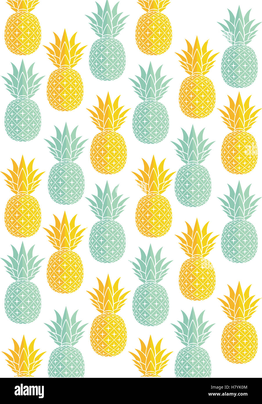 Pineapple pattern hi-res stock photography and images - Alamy