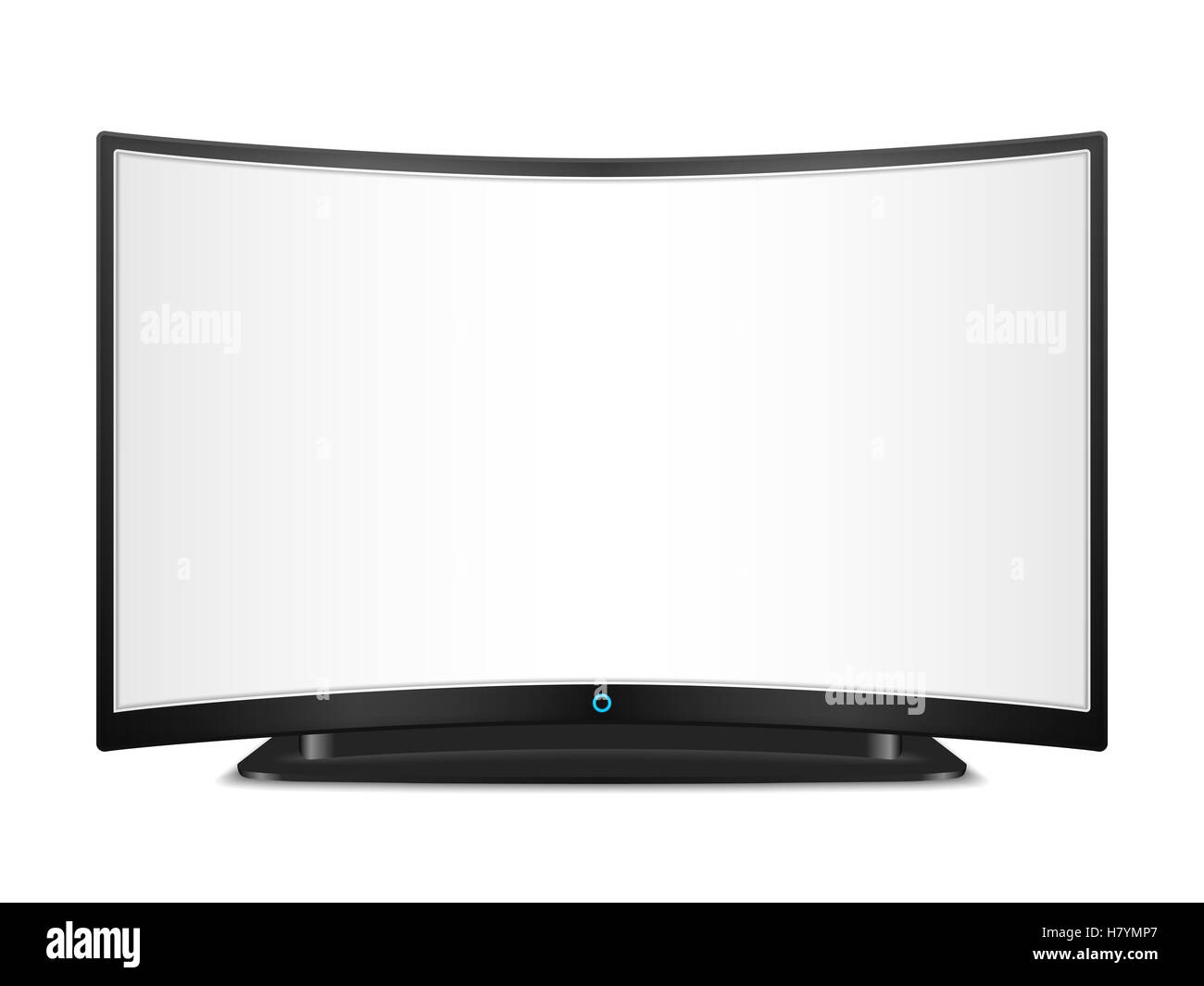 TV with curved screen Stock Photo - Alamy