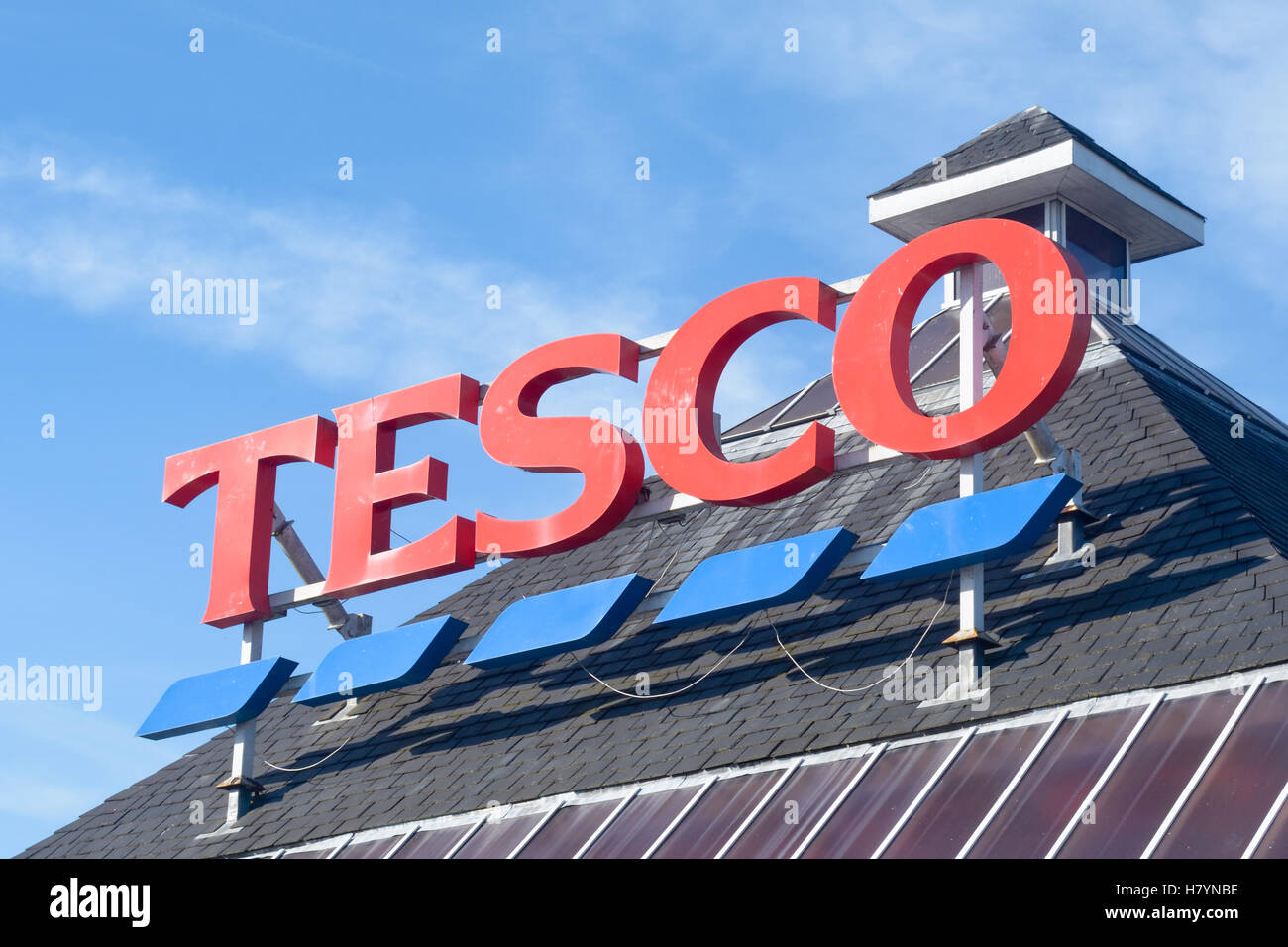Tesco superstore in Bedford, Bedfordshire, England Stock Photo Alamy