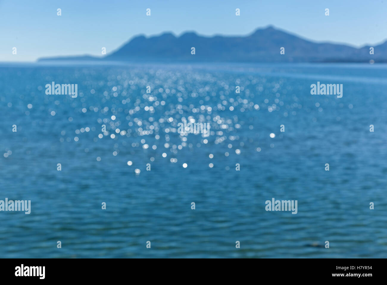 Blue Sunny Sea Blur Image Of Sparkling Blue Water Of Mediterranean Stock Photo Alamy