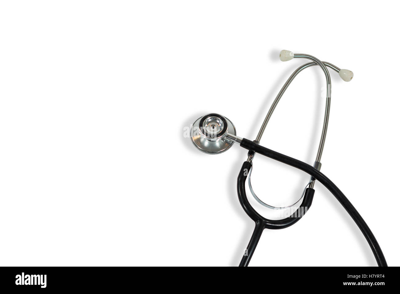 Stethoscope on white background Stock Photo - Alamy