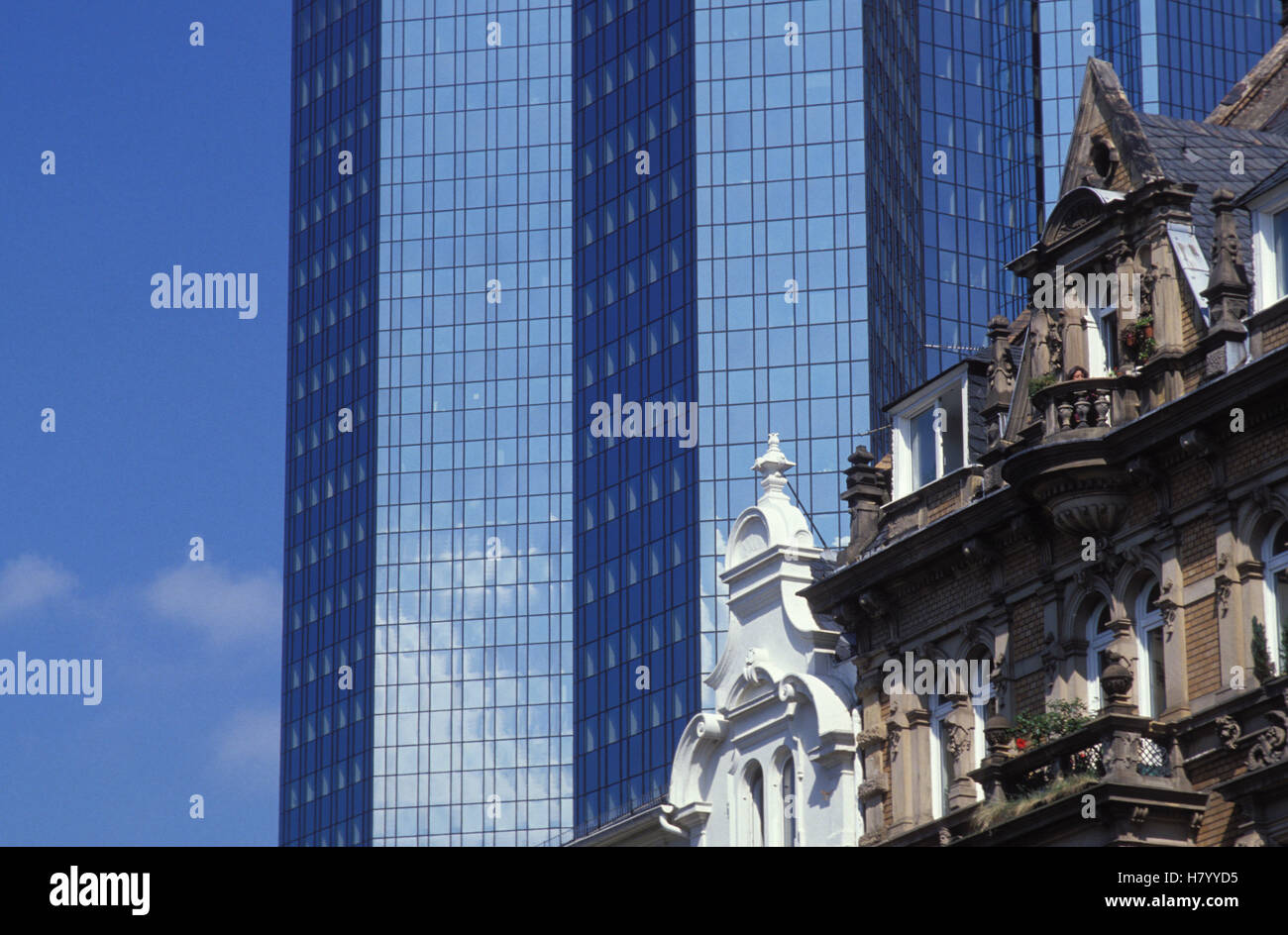 Villas In Wilhelminian Style In Front Of An Office Building Deutsche Stock Photo Alamy