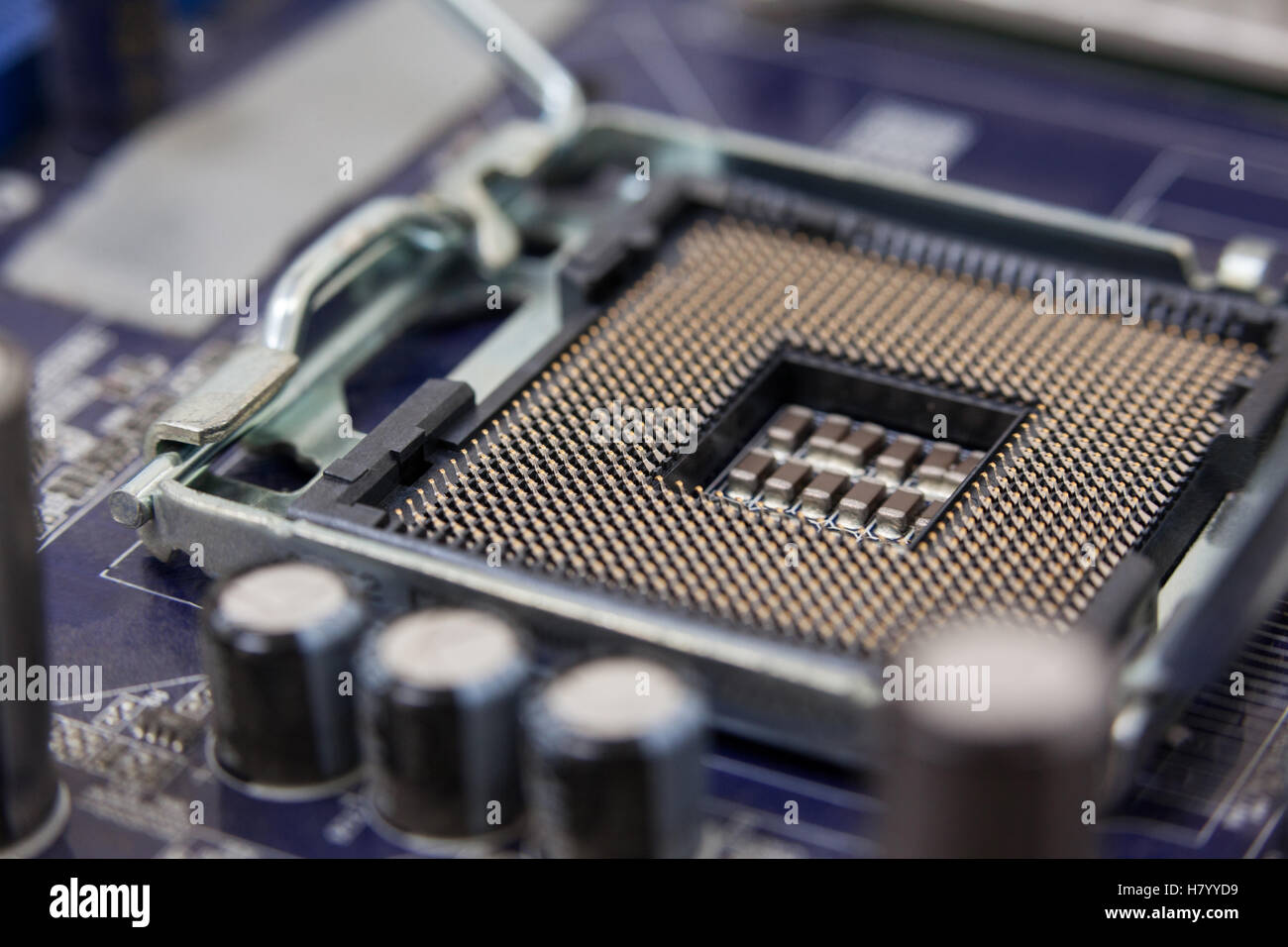 Close-up of a motherboard Stock Photo - Alamy