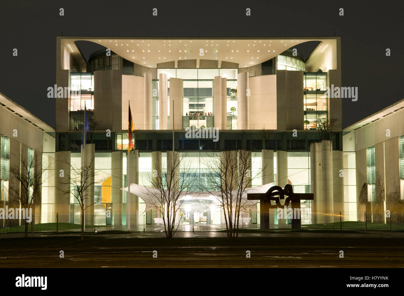 Bundeskanzleramt Federal Chancellery in the government quarter, Berlin Stock Photo