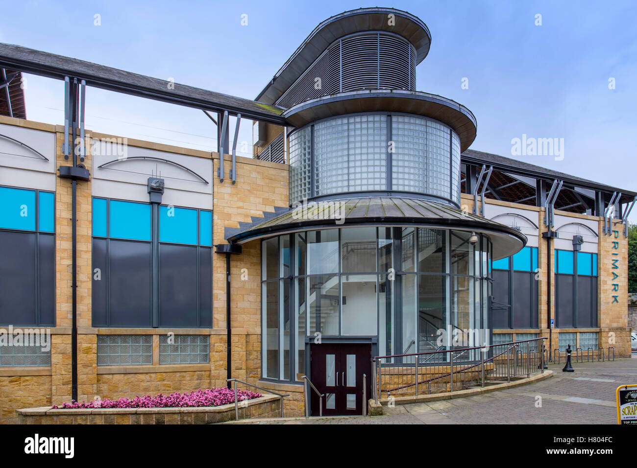 Sir Simon's Arcade with Marketgate Shopping Centre in Lancaster Lancashire UK Stock Photo