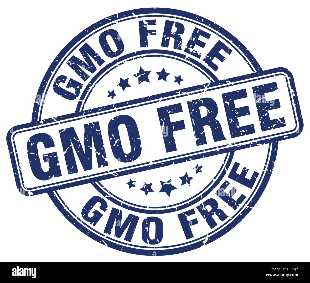 gmo free blue grunge stamp Stock Vector Image & Art - Alamy