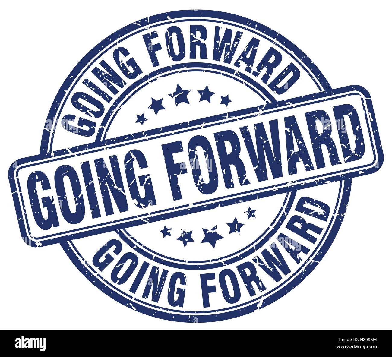 going forward blue grunge stamp Stock Vector Image & Art - Alamy