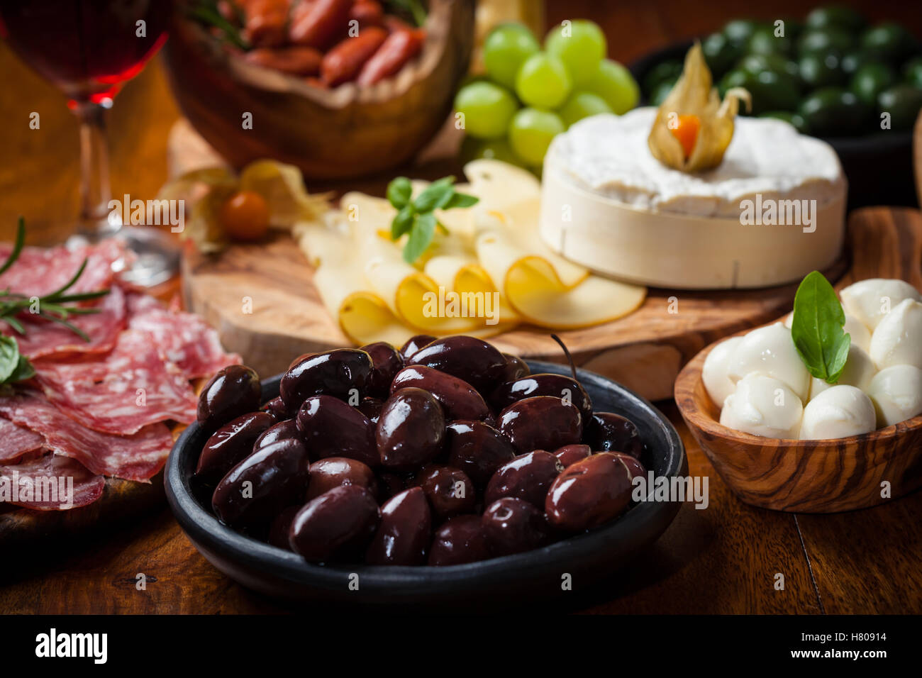 Variation of antipasti and appetizers Stock Photo - Alamy Variation of antipasti and appetizers Stock Photo - Alamy