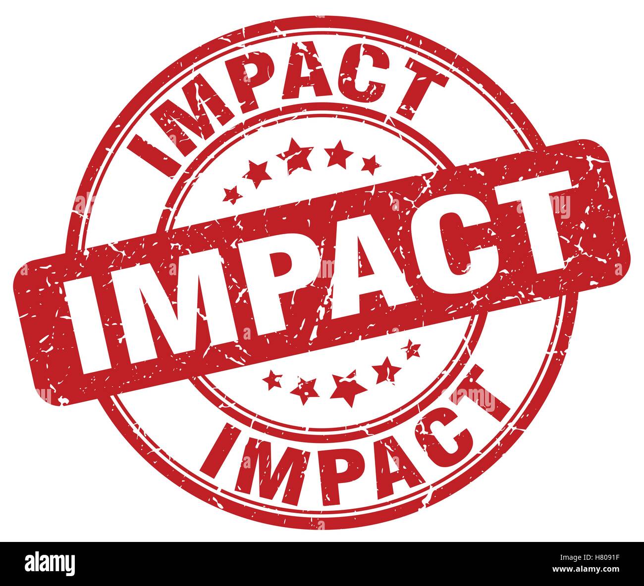 Impact red round grunge Stock Vector Images - Alamy