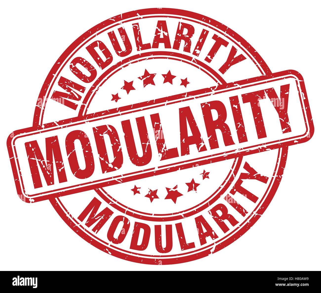 modularity red grunge stamp Stock Vector Image & Art - Alamy