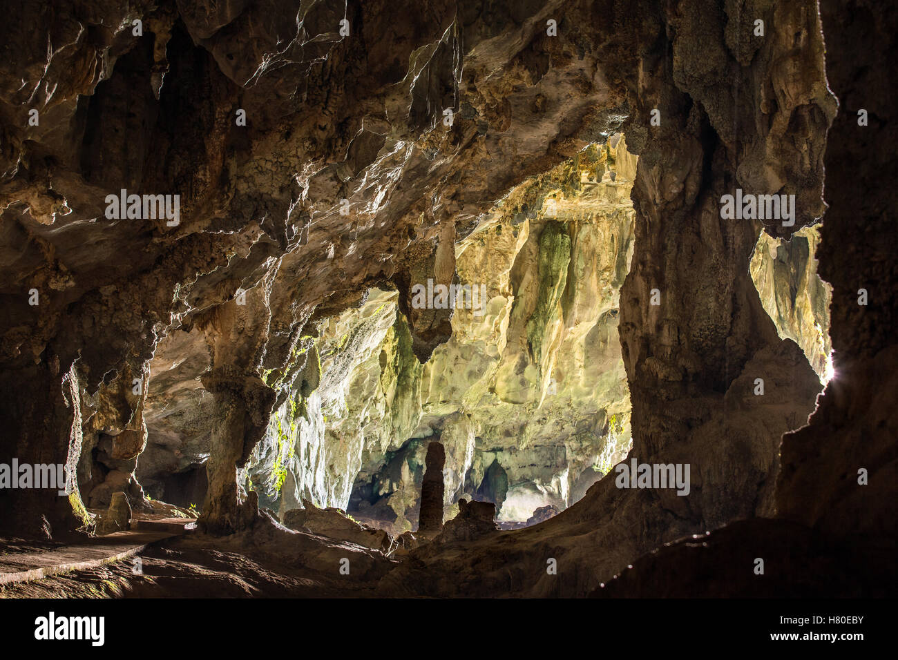 Fairy cave near Kuching, Sarawak in Borneo Malaysia. Stock Photo