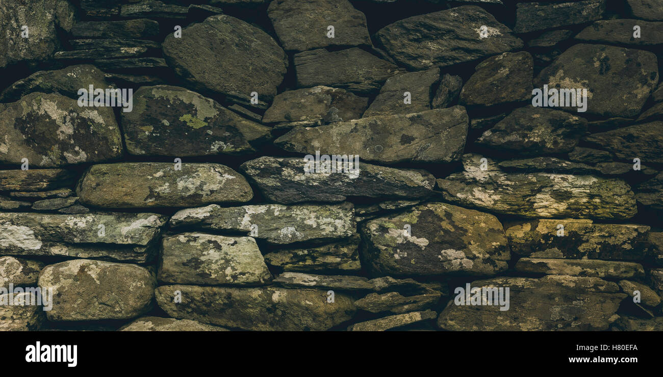 Stone Texture from a stone wall/fence in Drombeg Ireland. October 2016, Europe Stock Photo