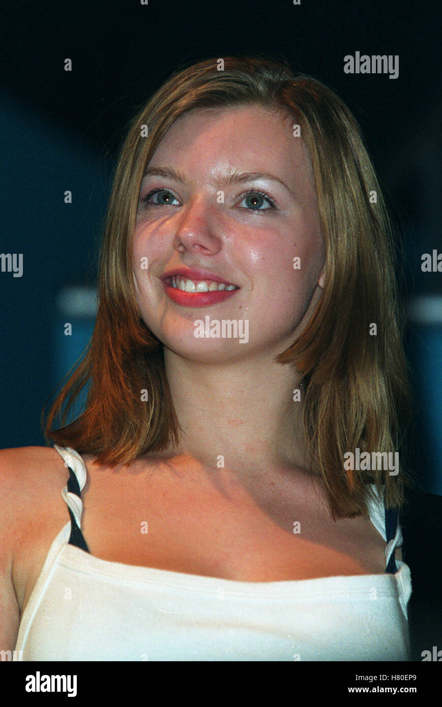 SARAH DAVIES  01 August 1999 Stock Photo
